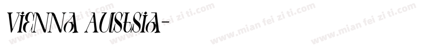 Vienna Austsia字体转换